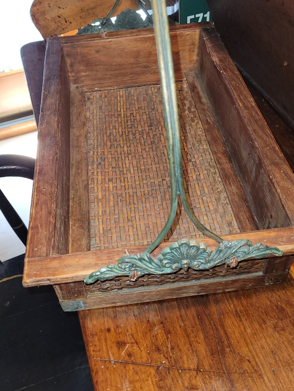Vintage Wooden Tray - Picture 9 of 13